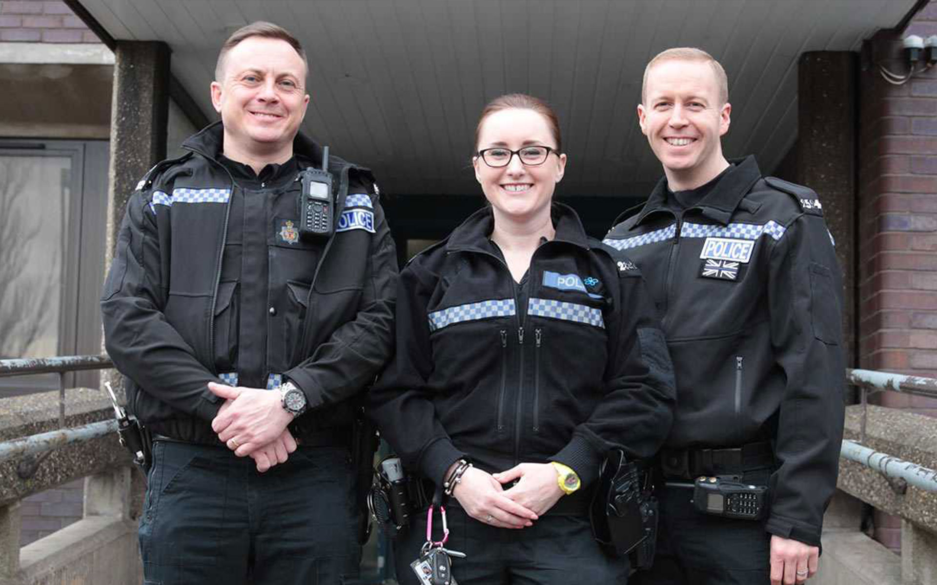 Emergency Services Award - Sgt Elliott Richardson, PC Sarah Currie and PC Michael Otterson